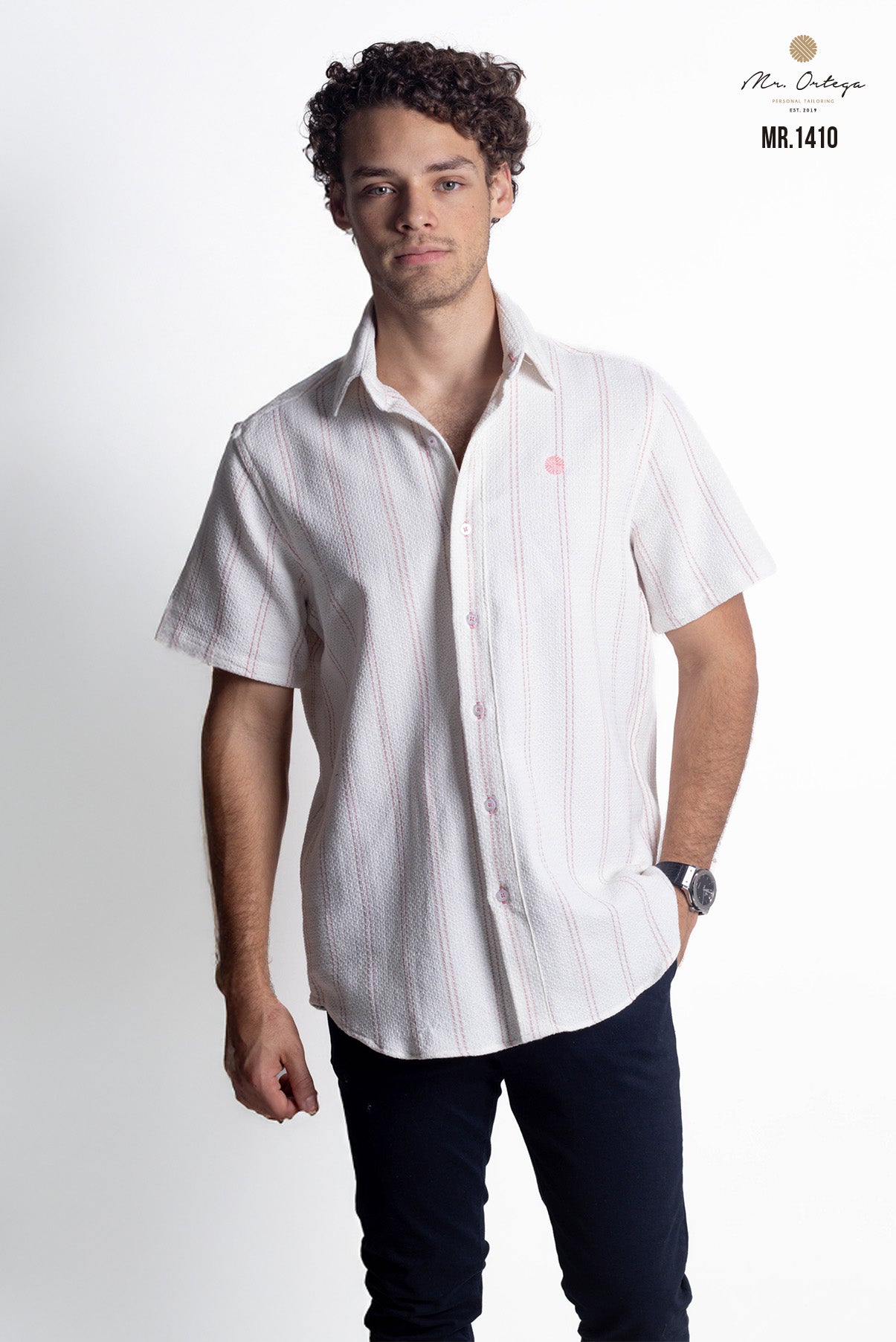 CAMISA RAYAS ROSA Y BLANCO