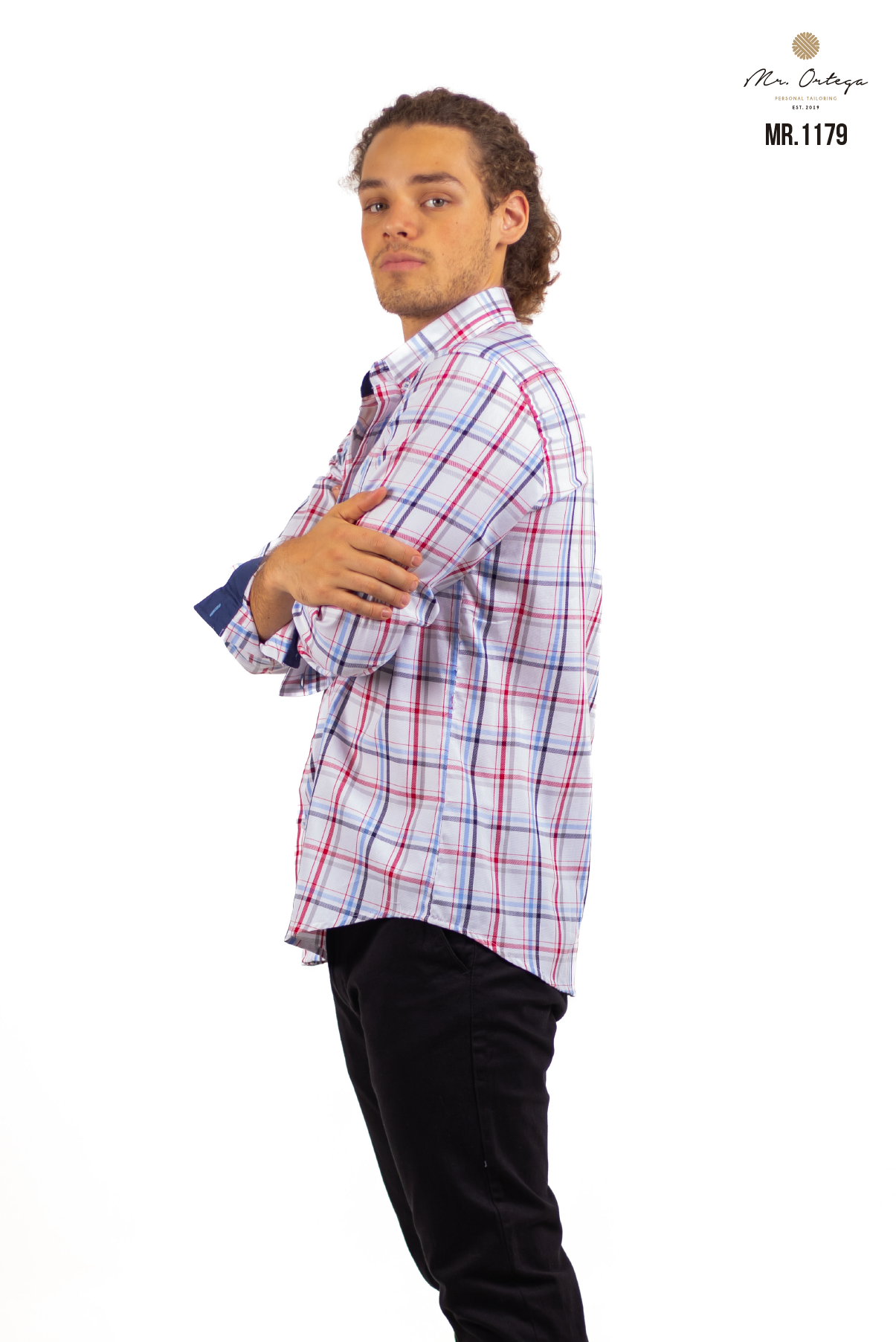 CAMISA CUADROS BLANCO / ROJO Y AZUL CIELO