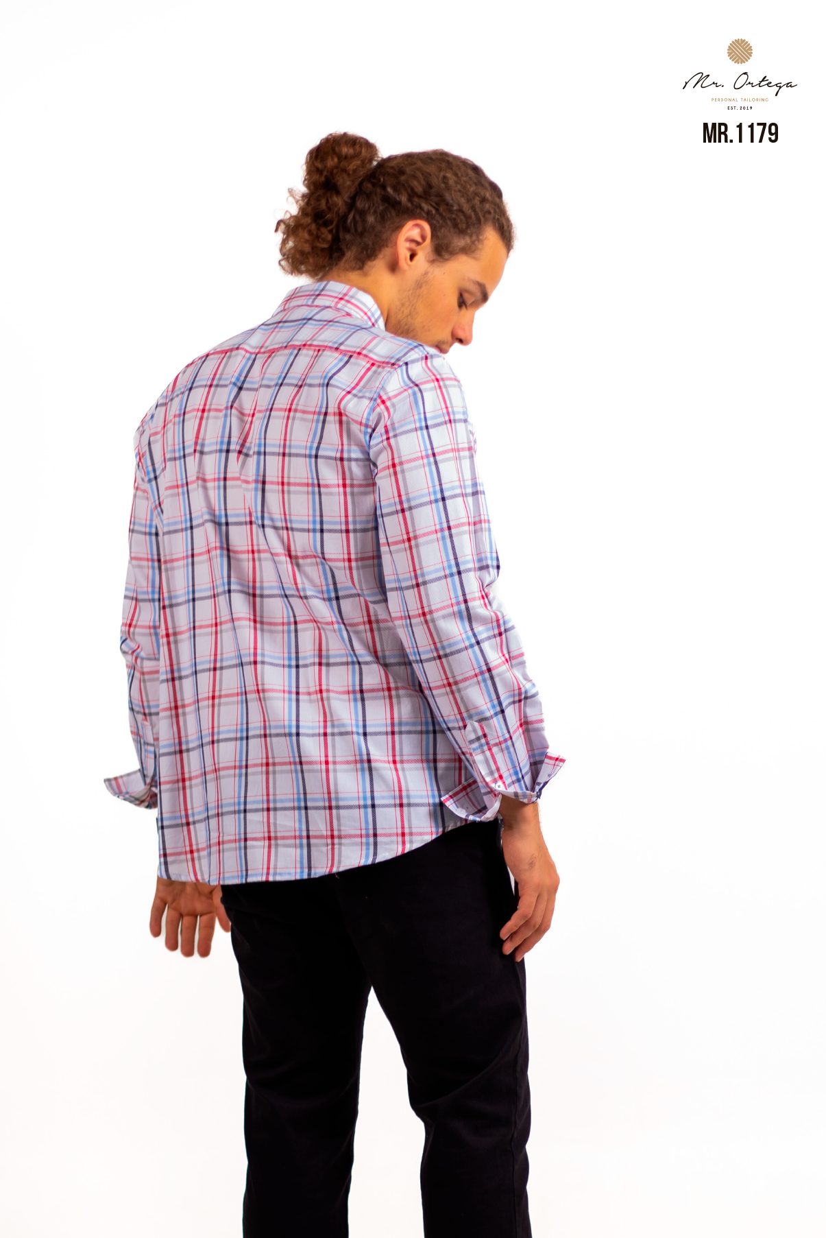 CAMISA CUADROS BLANCO / ROJO Y AZUL CIELO