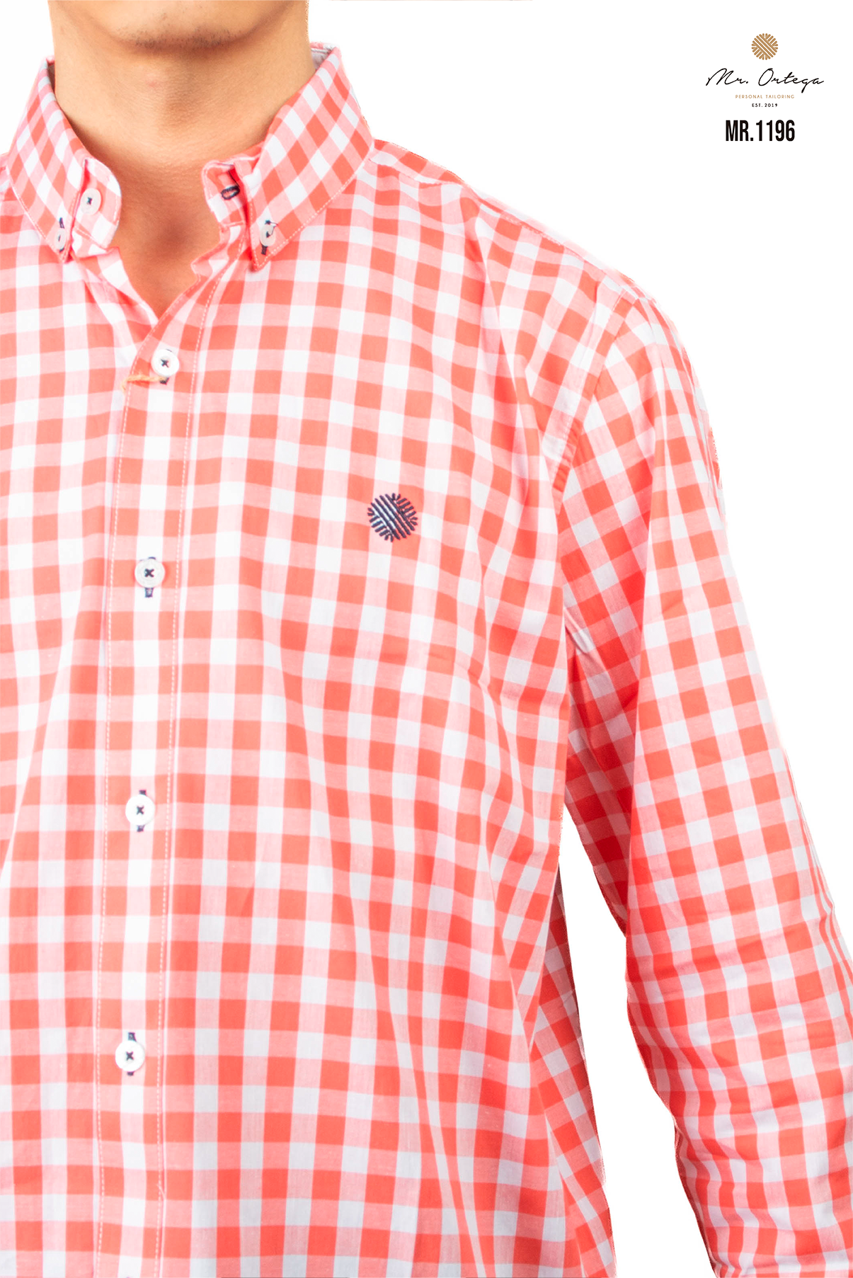 CAMISA CUADROS BLANCO Y ROJO