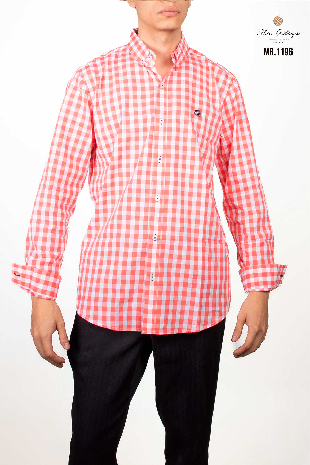 CAMISA CUADROS BLANCO Y ROJO