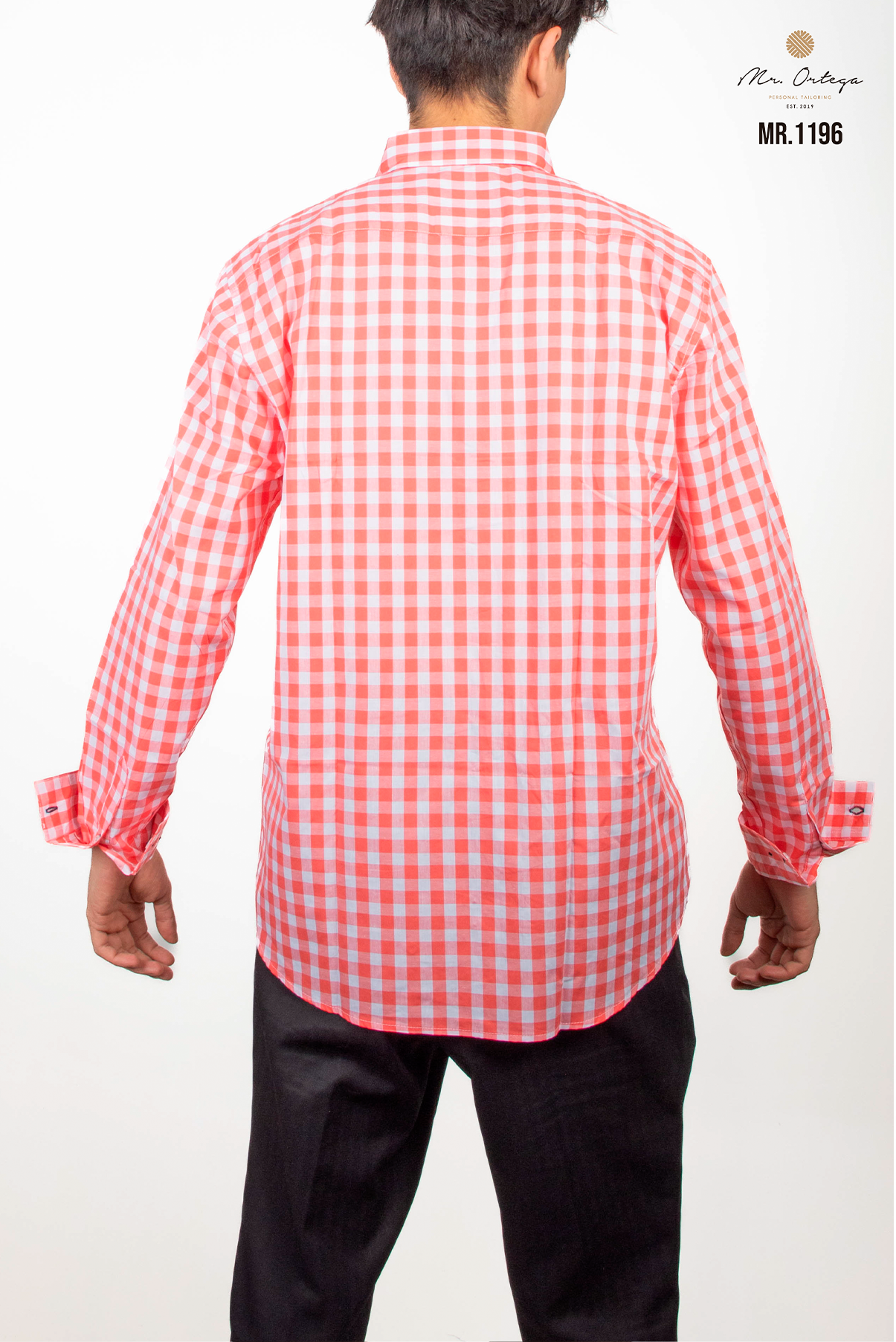 CAMISA CUADROS BLANCO Y ROJO