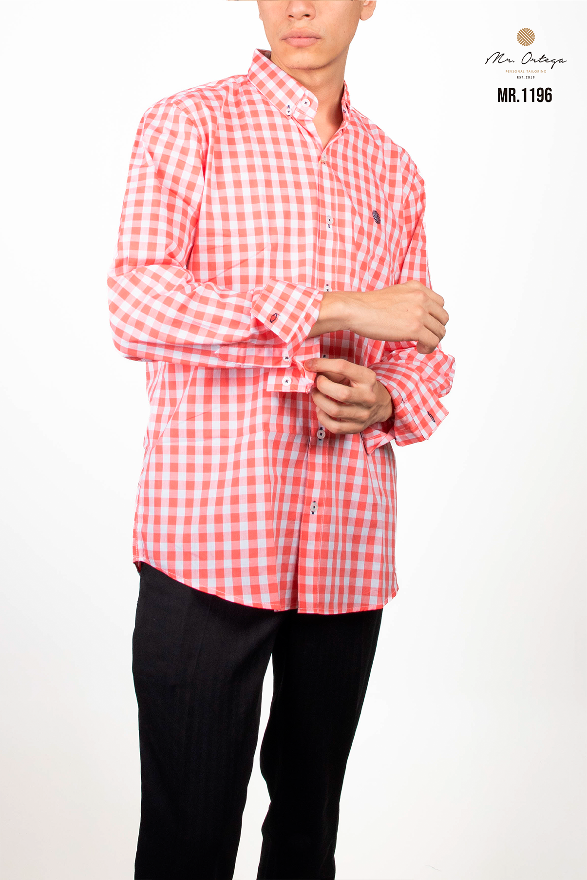 CAMISA CUADROS BLANCO Y ROJO