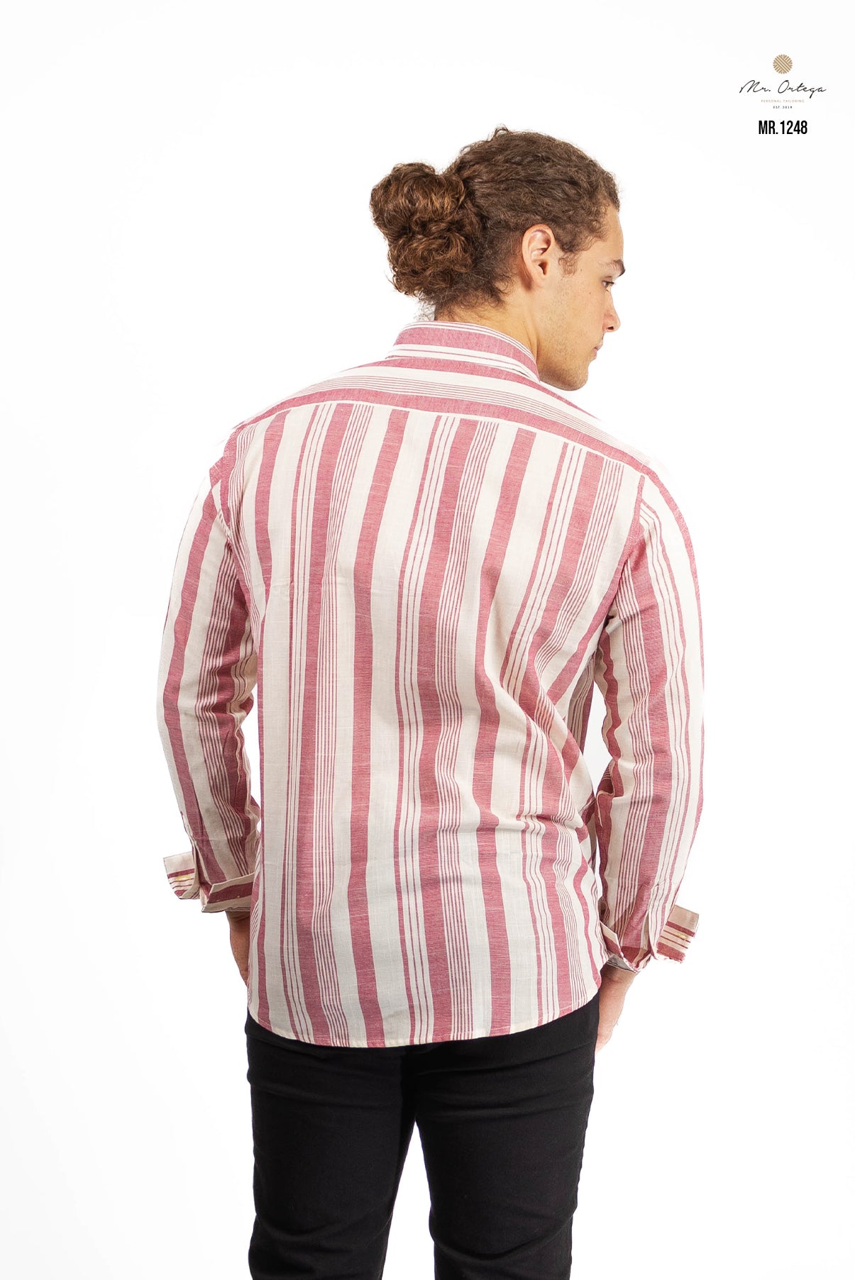 CAMISA RAYAS ROSA / BEIGE