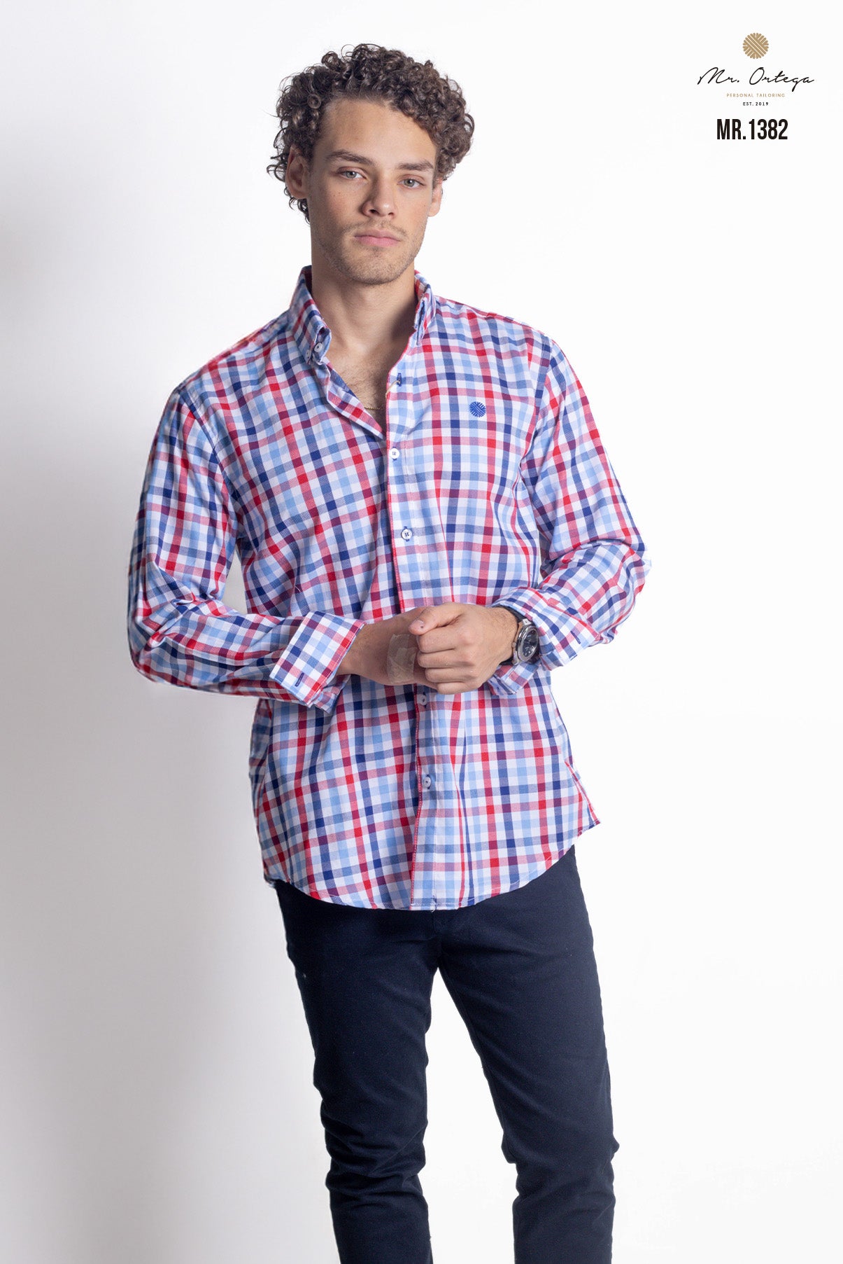 CAMISA CUADROS AZUL, ROJO, BLANCO