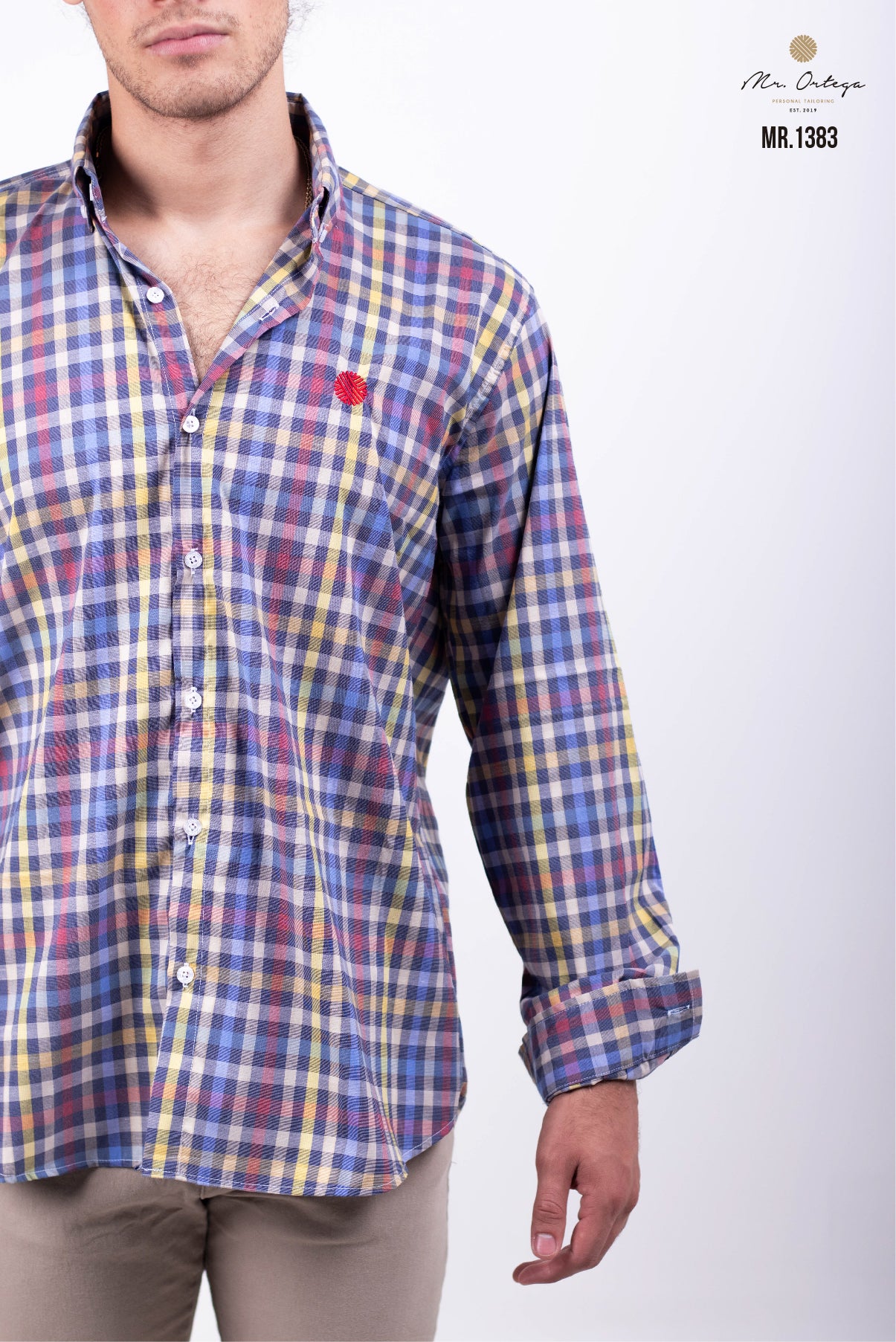 CAMISA CUADROS AZUL, ROJO, AMARILLO