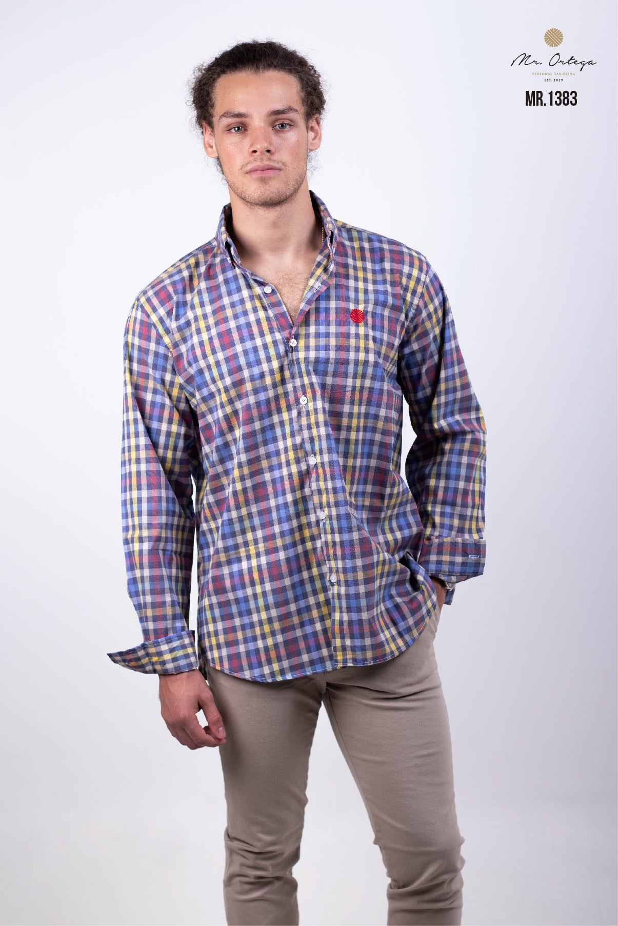CAMISA CUADROS AZUL, ROJO, AMARILLO