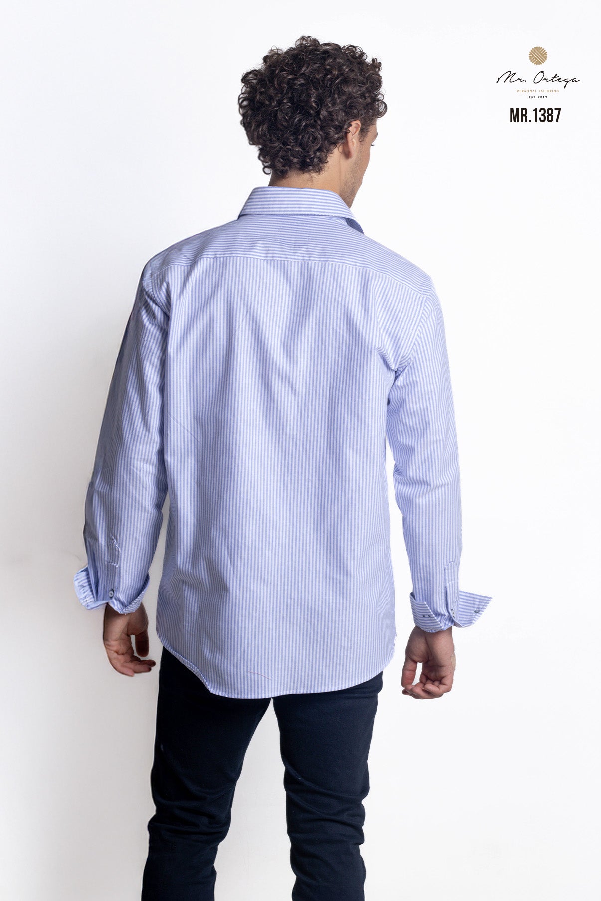 CAMISA RAYAS AZUL CLARO Y BLANCO