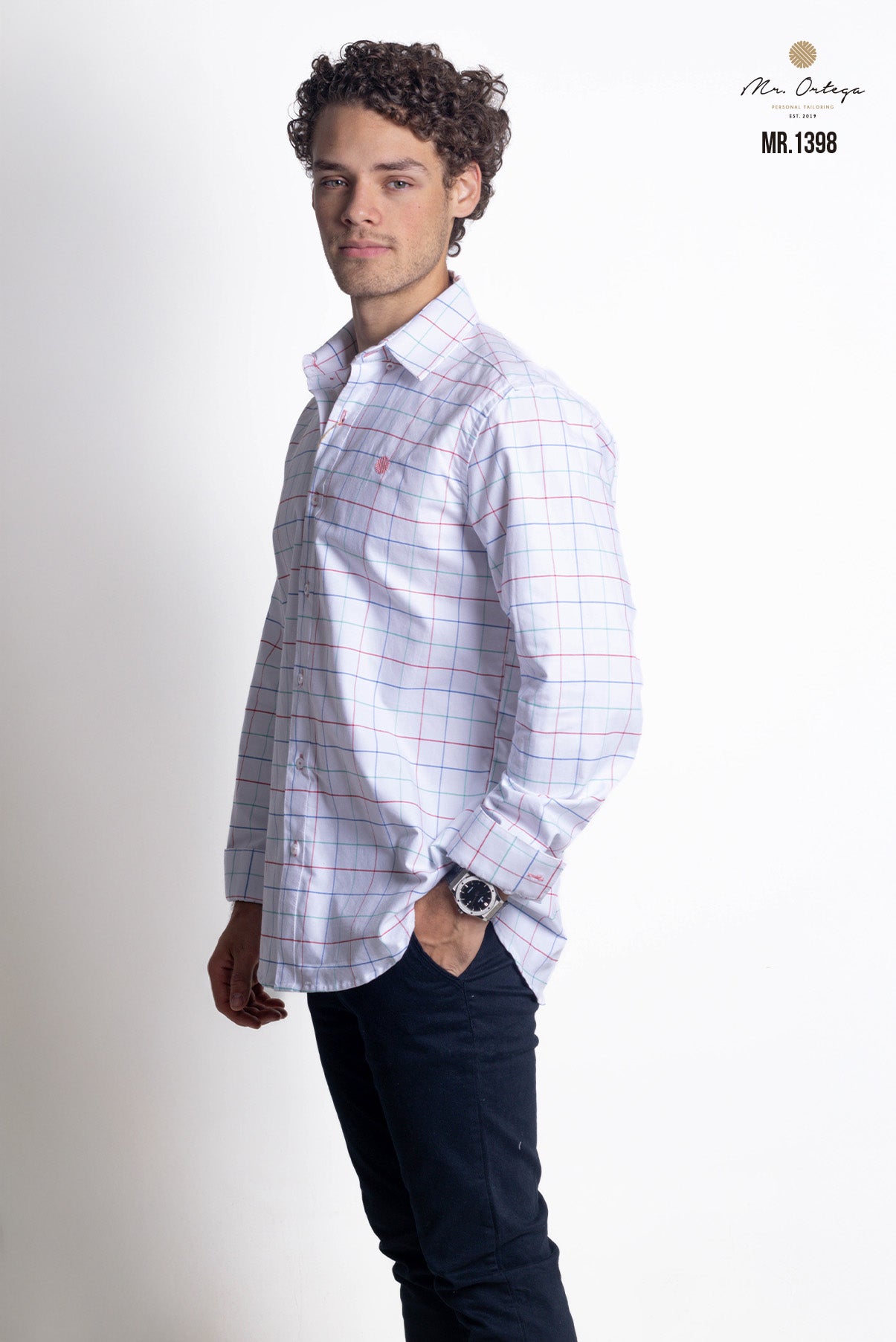 CAMISA CUADROS BLANCO, ROJO, AZUL Y VERDE