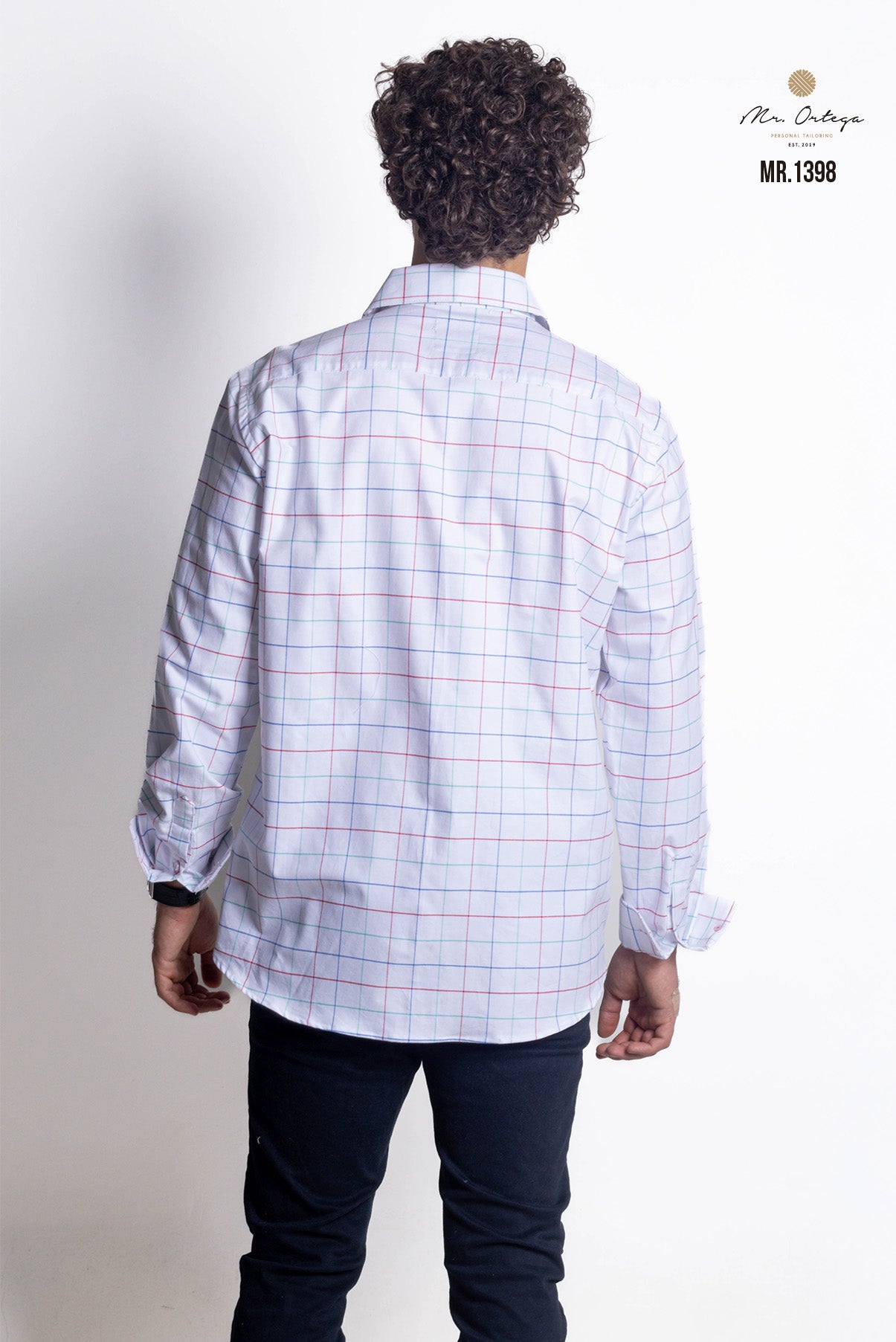 CAMISA CUADROS BLANCO, ROJO, AZUL Y VERDE