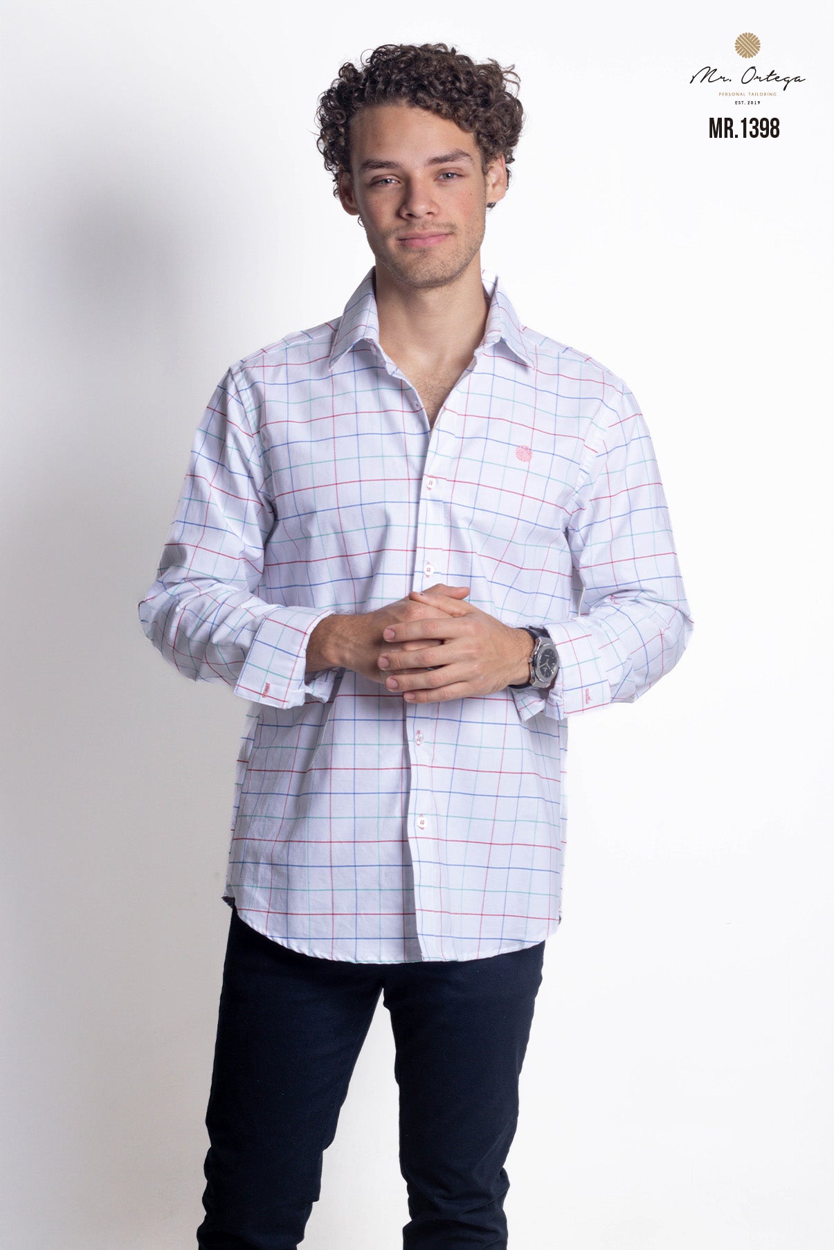 CAMISA CUADROS BLANCO, ROJO, AZUL Y VERDE