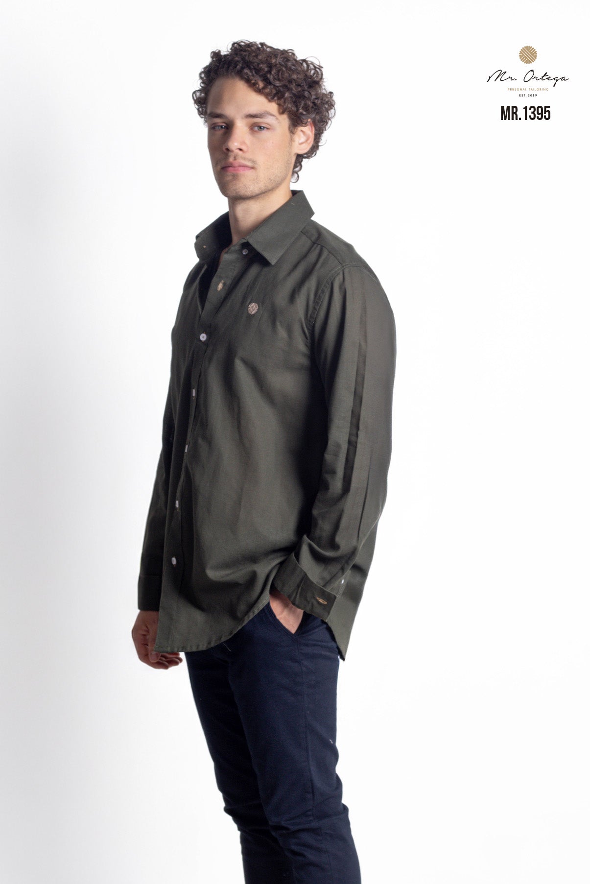 CAMISA VERDE MUSGO LISA
