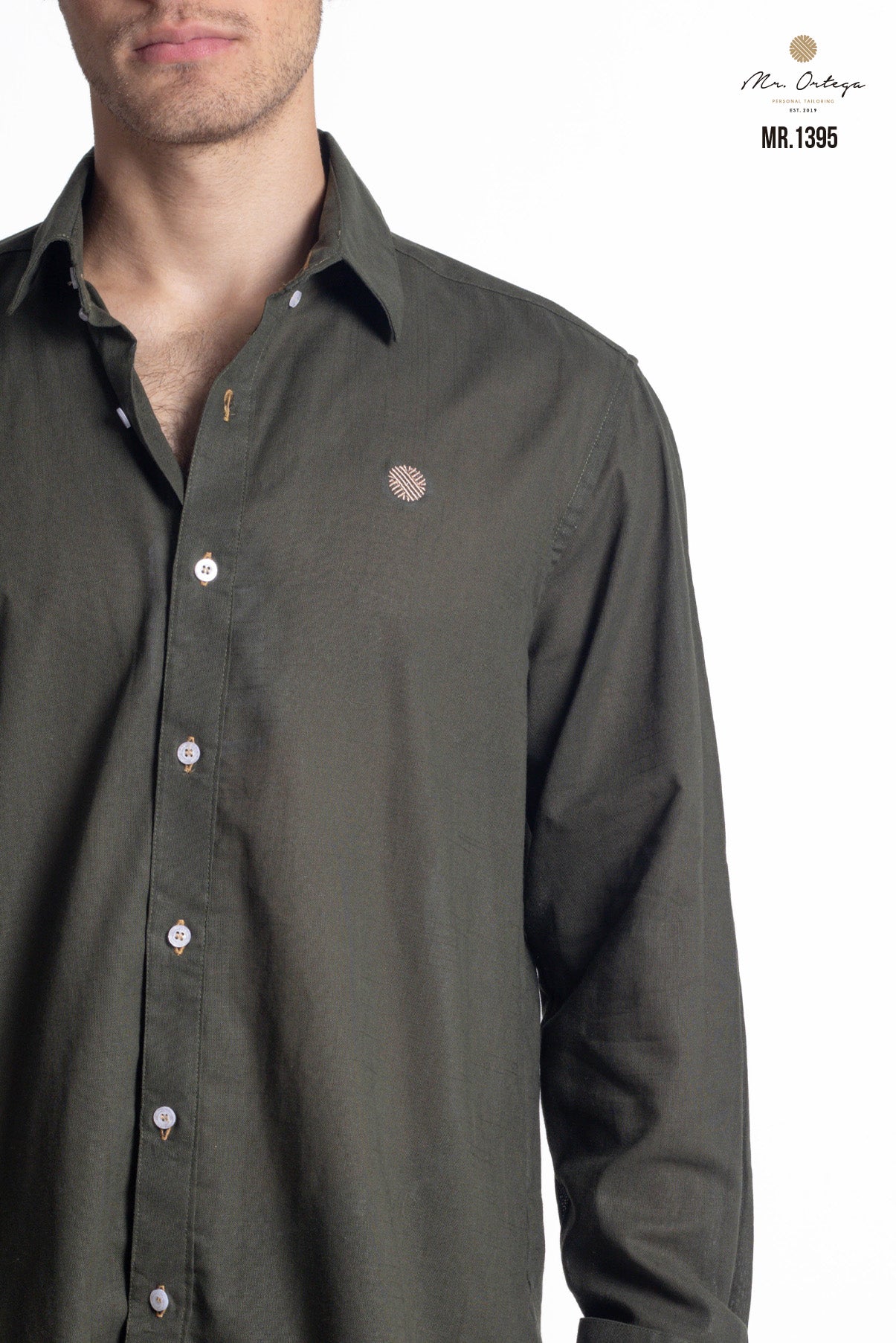 CAMISA VERDE MUSGO LISA
