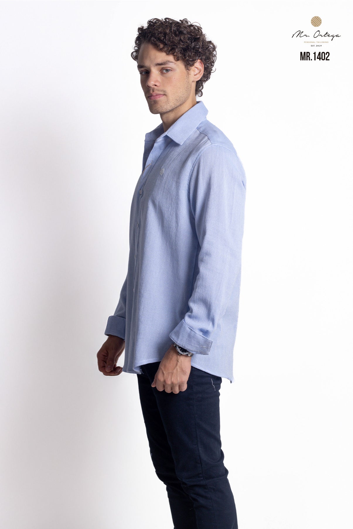 CAMISA LISA AZUL CLARO