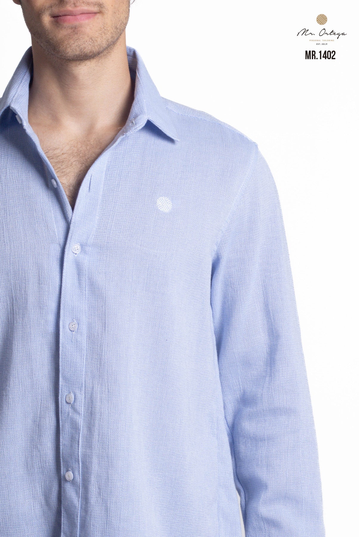 CAMISA LISA AZUL CLARO