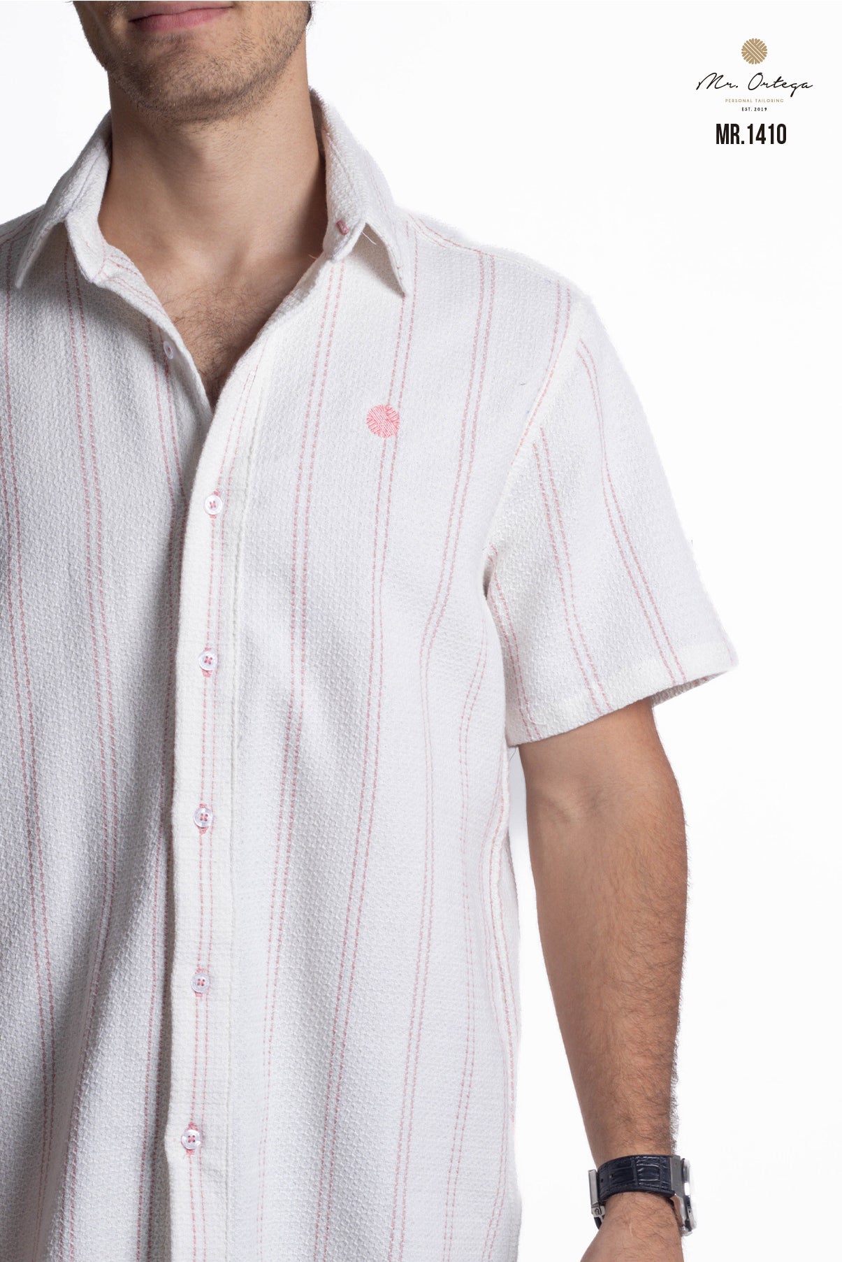 CAMISA RAYAS ROSA Y BLANCO