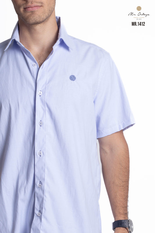 CAMISA LISA AZUL CIELO