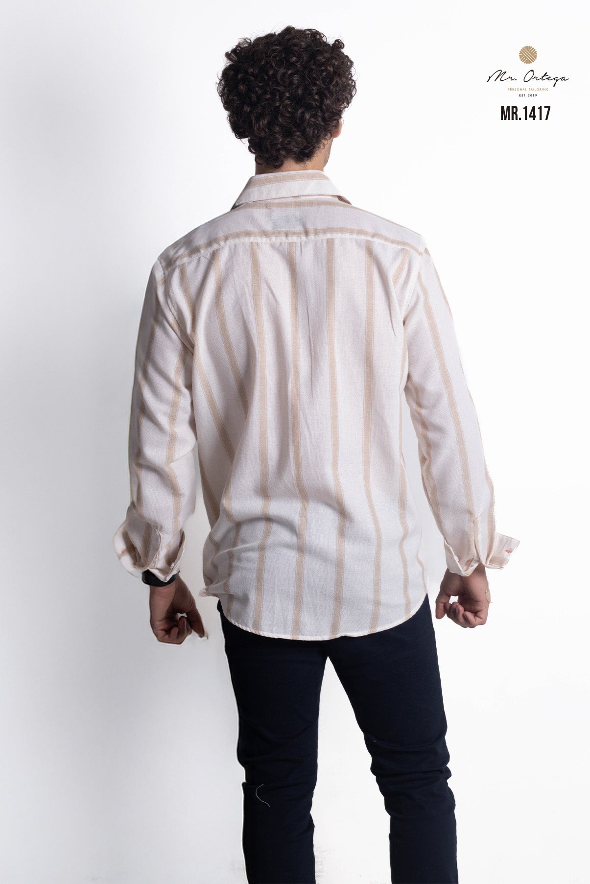 CAMISAS RAYAS BEIGE