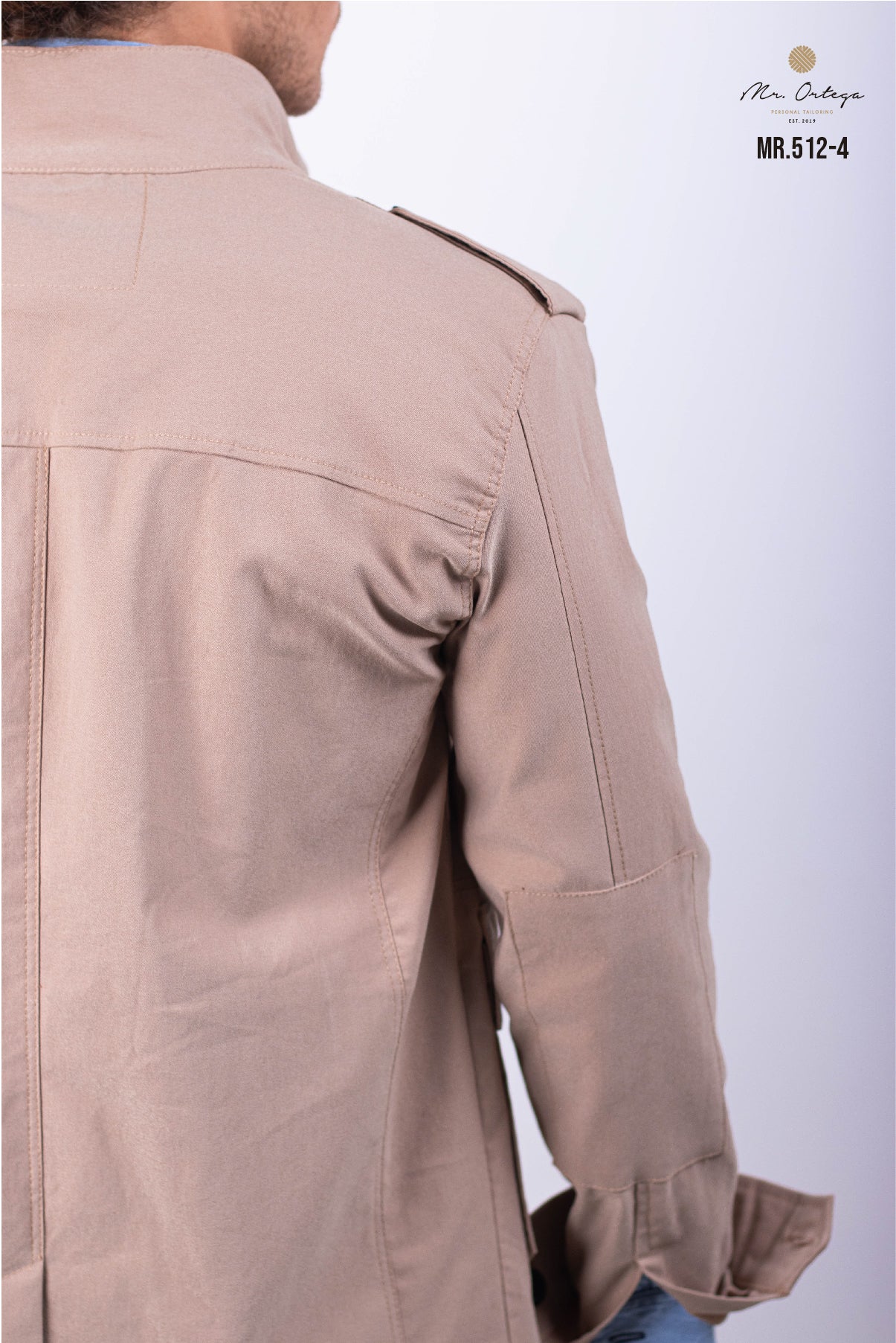 CHAMARRA GABARDINA BEIGE