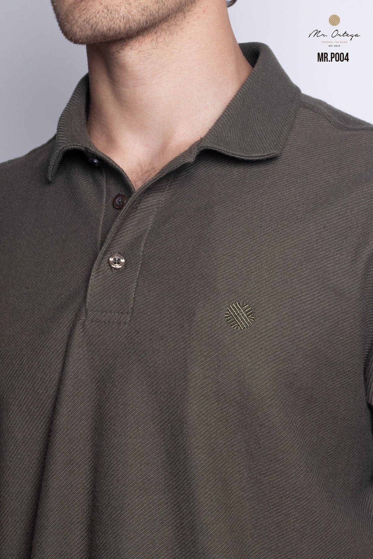 PLAYERA POLO VERDE MILITAR