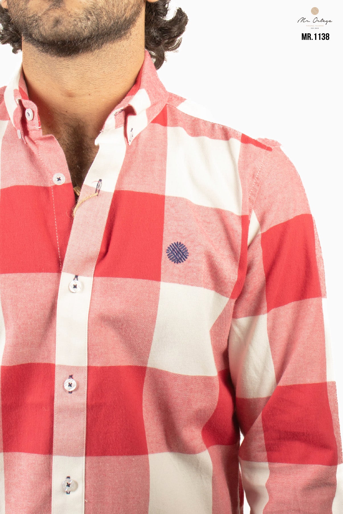 CAMISA CUADROS ROSA MEXICANO