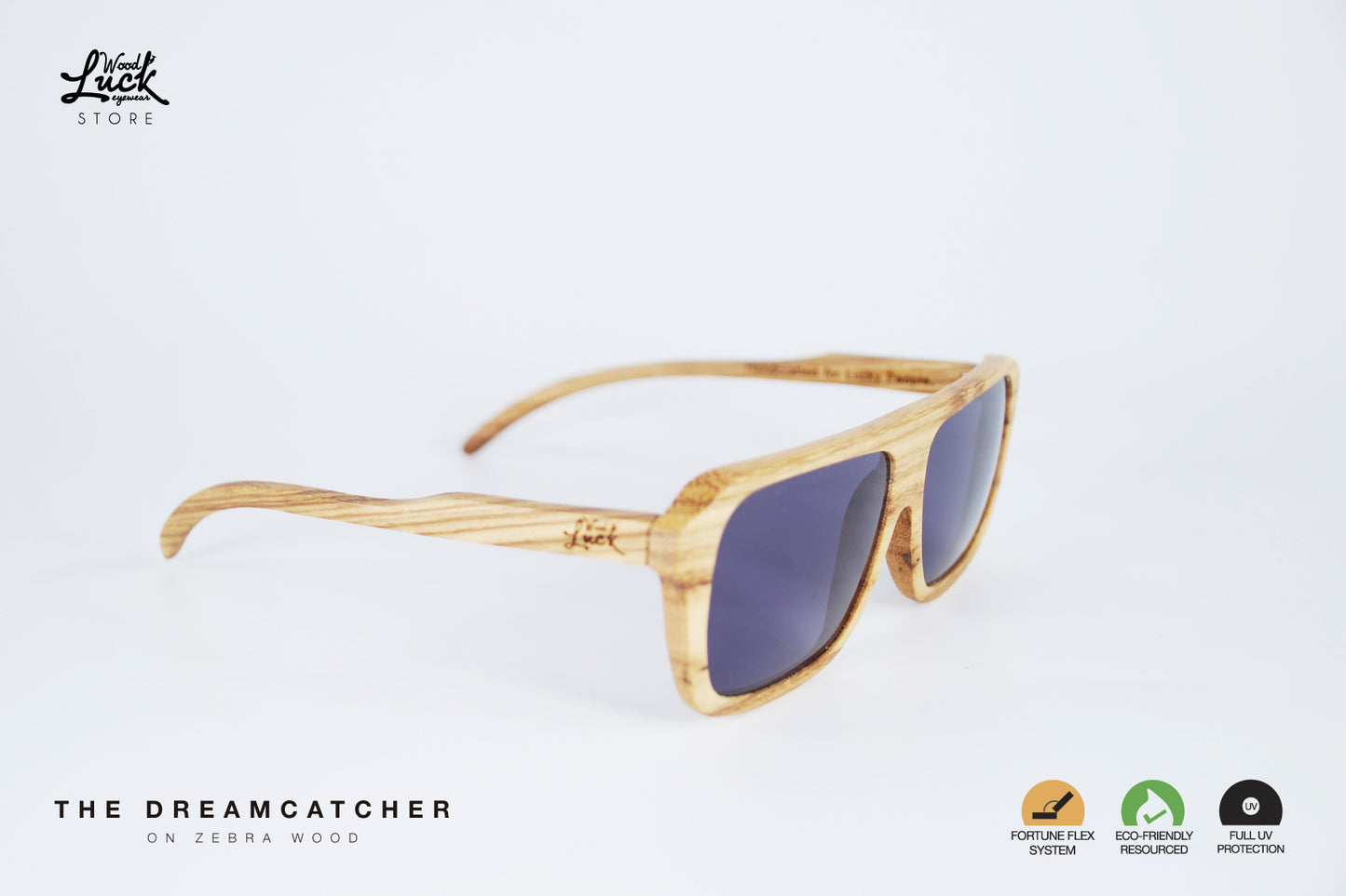 Lentes de Madera Dream Catcher Zebra Wood