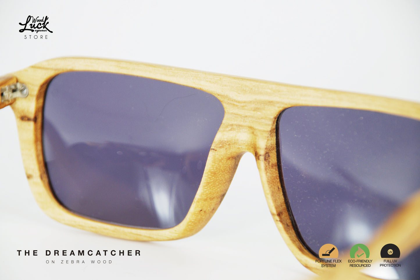 Lentes de Madera Dream Catcher Zebra Wood