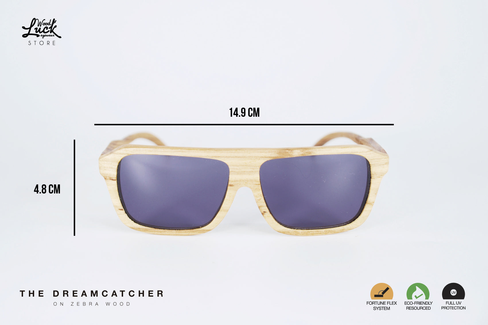 Lentes de Madera Dream Catcher Zebra Wood