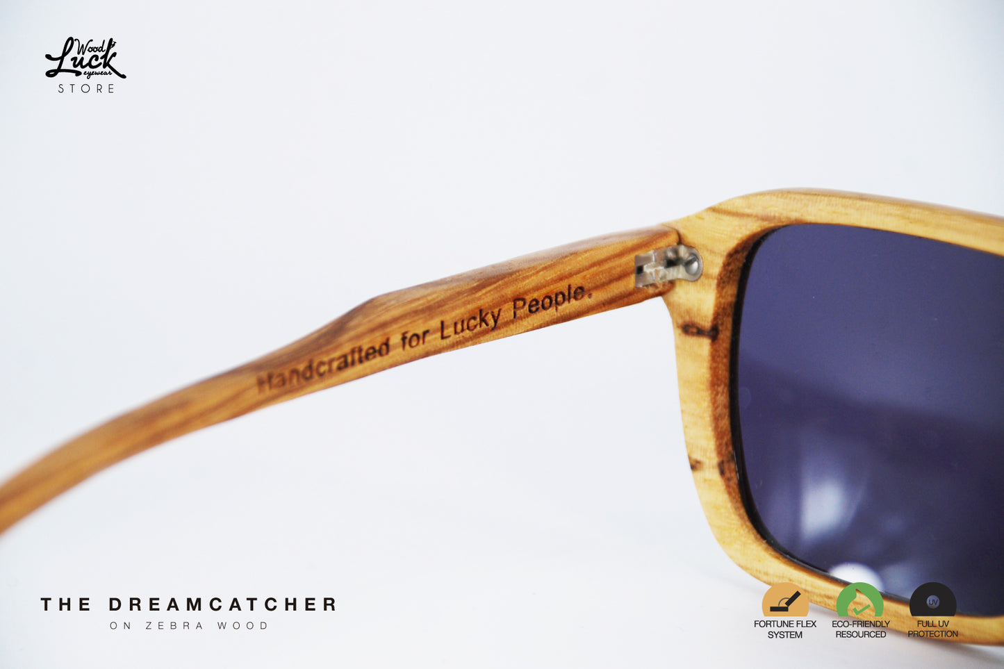 Lentes de Madera Dream Catcher Zebra Wood