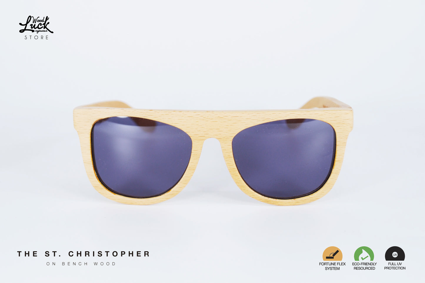 Lentes de Madera St. Christopher Bench Wood