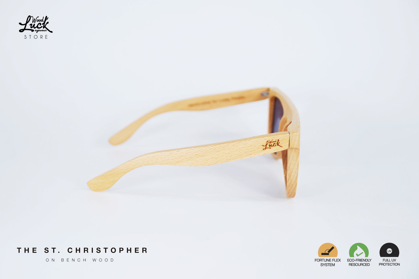 Lentes de Madera St. Christopher Bench Wood