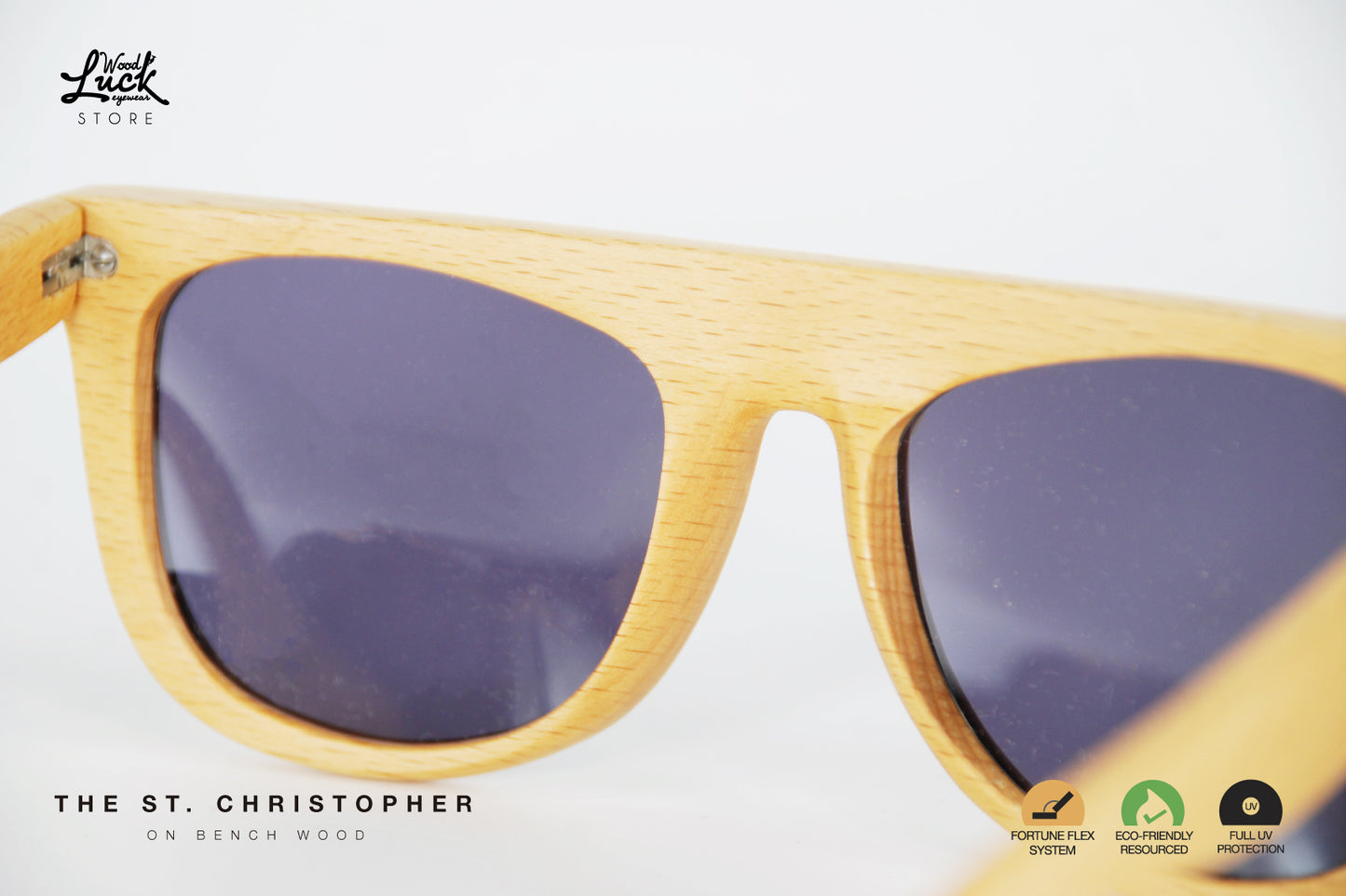 Lentes de Madera St. Christopher Bench Wood