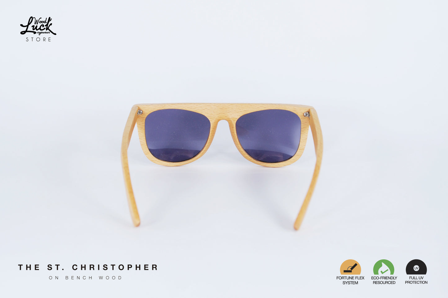 Lentes de Madera St. Christopher Bench Wood
