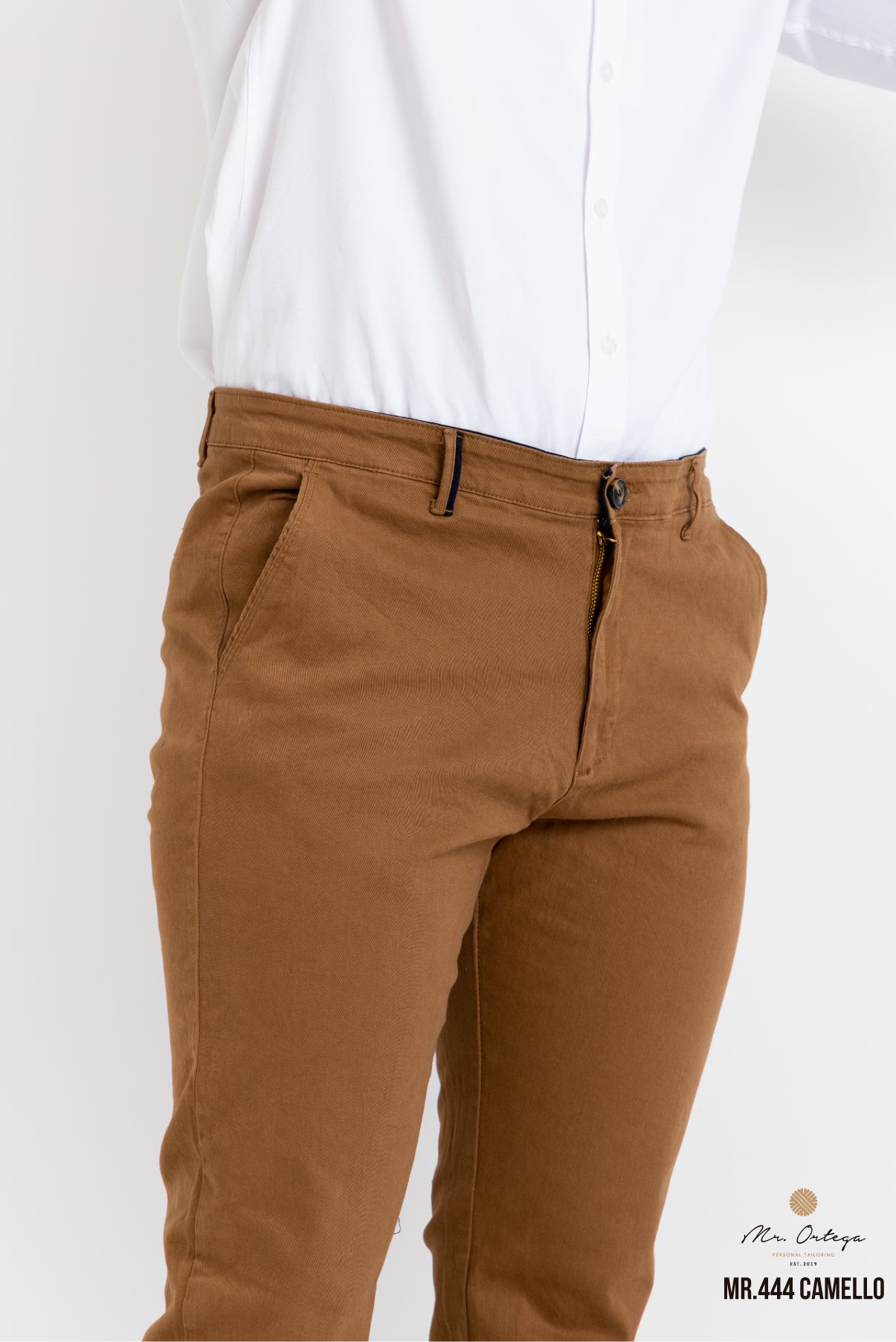 PANTALÓN GABARDINA CAMELLO CORTE REGULAR