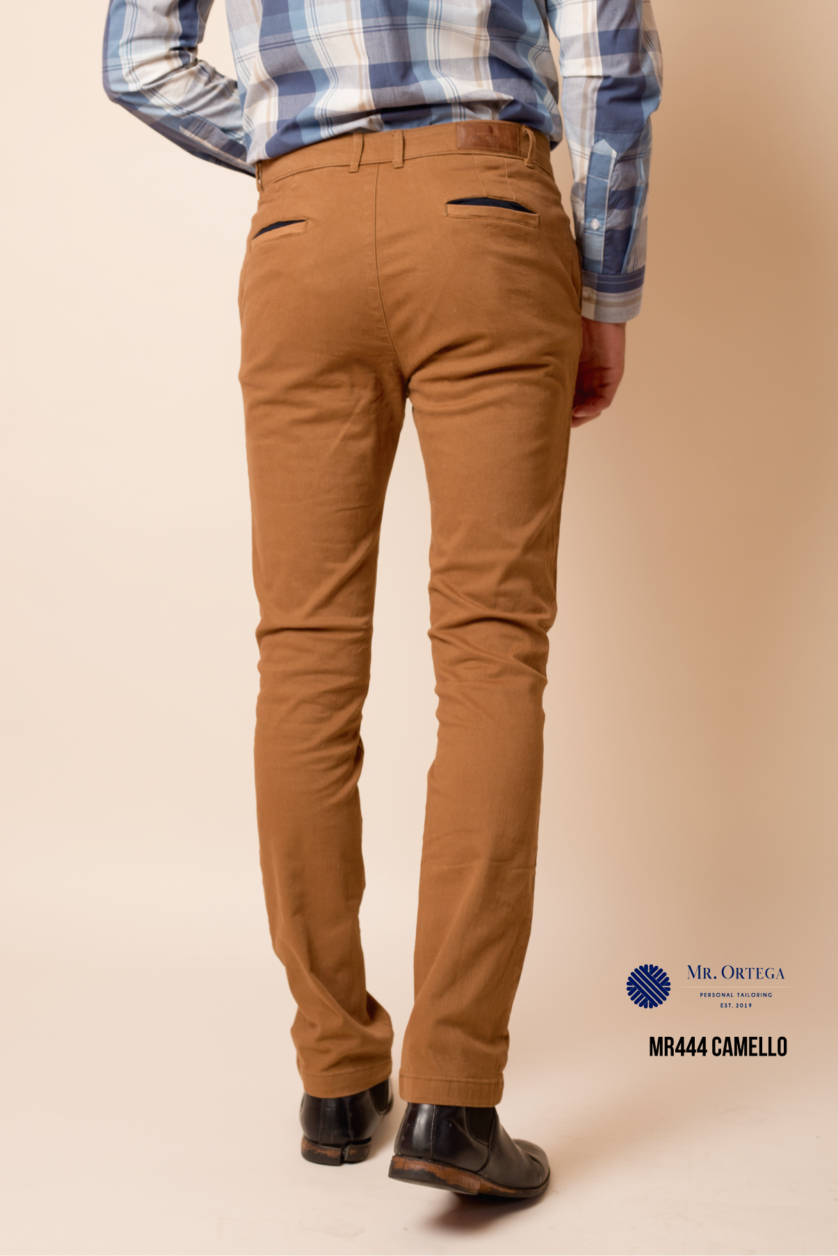PANTALÓN GABARDINA CAMELLO CORTE REGULAR