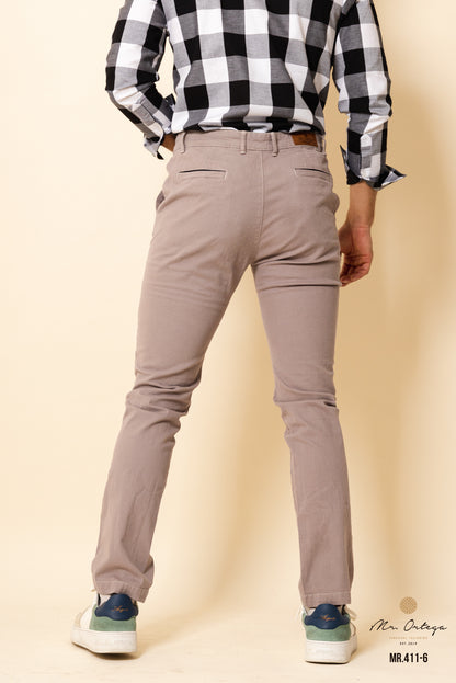 PANTALÓN GABARDINA GRIS