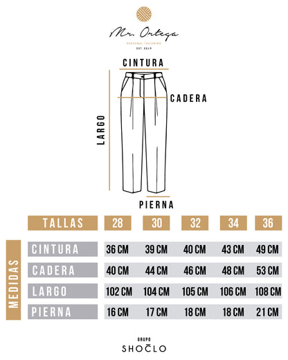 PANTALÓN GABARDINA OLIVO CORTE REGULAR
